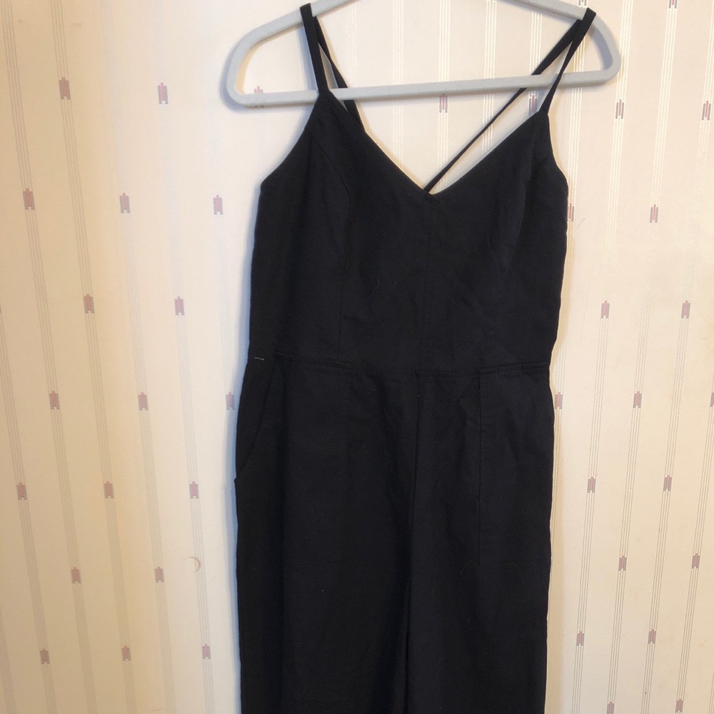 Black Wide leg Jumpsuit